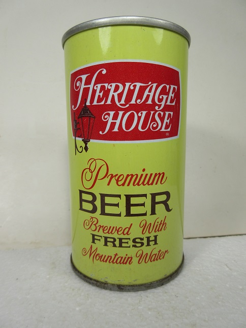 Heritage House -Pittsburgh - 'Brewed With Fresh Mtn Water' - T/O